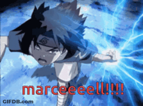 A Picture Of A Cartoon Character With The Words Marceeeell !!! GIF
