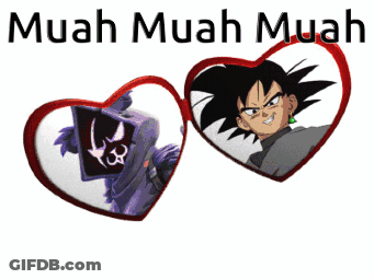 A Picture Of A Cartoon Character With The Words Muah Muah Muah GIF
