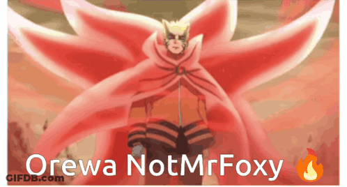 A Picture Of A Cartoon Character With The Words " Oewa Notmrfoxy " Below It GIF