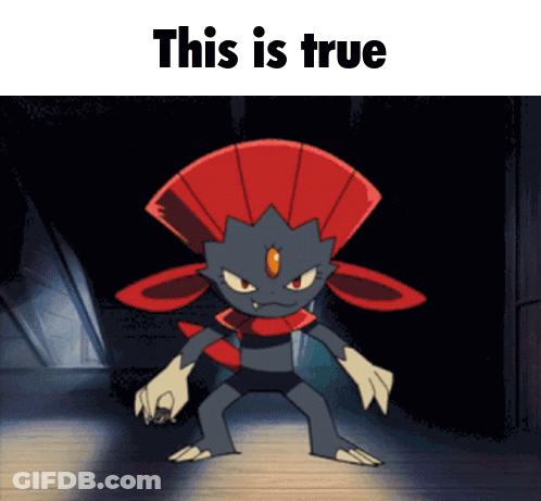 A Picture Of A Cartoon Character With The Words " This Is True " Below It GIF