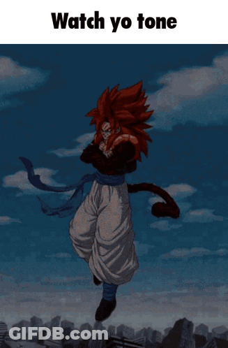 A Picture Of A Cartoon Character With The Words Watch Yo Tone GIF