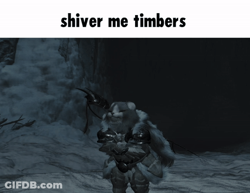 A Picture Of A Cat In Armor With The Words Shiver Me Timbers Above It GIF