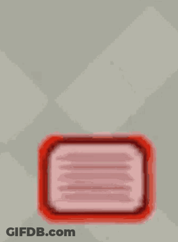 A Picture Of A Cat With A Red Border Around It GIF