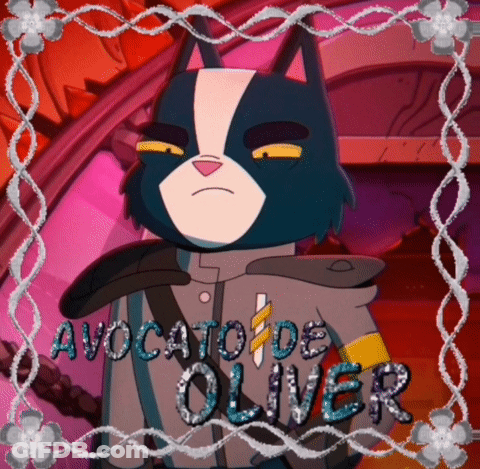 A Picture Of A Cat With The Name Avocato De Oliver GIF