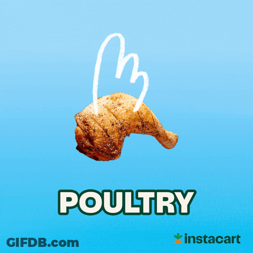 A Picture Of A Chicken Leg Flying Through The Air With The Word Motion Below It GIF