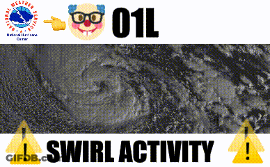 A Picture Of A Clown With Glasses And The Number 01L On It GIF