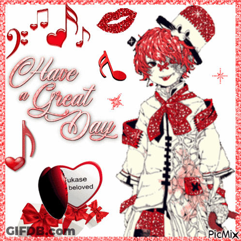 A Picture Of A Clown With The Words Have A Great Day On It GIF