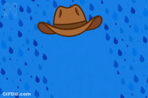 A Picture Of A Cowboy Hat With The Words Weather Weather Lang GIF