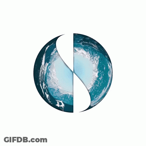 A Picture Of A Crowd Of People In A Circle With The Letter S In The Middle GIF