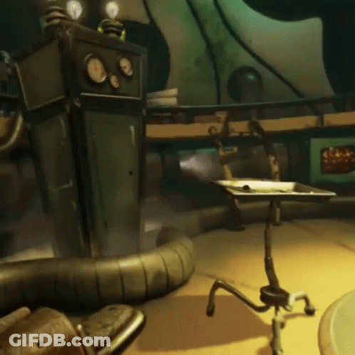 A Picture Of A Dentist 'S Office With The Caption Dentist Man Jumpscare GIF