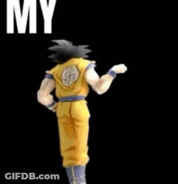 A Picture Of A Dragon Ball Z Character With The Words `` My Brother Just Another '' GIF