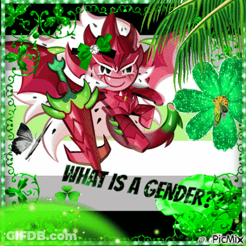 Dragon Cookie With What Is A Gender Text GIF