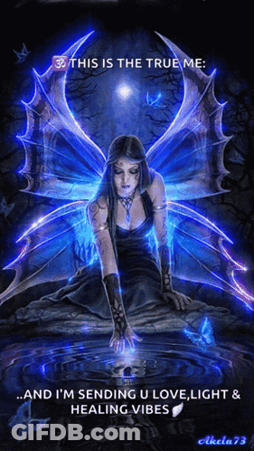 Fairy With This Is The True Me Words GIF