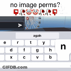 A Picture Of A Ferris Wheel Next To A Keyboard That Says No Image Perms Again GIF