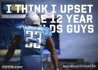 A Picture Of A Football Player With The Number 23 On His Jersey GIF