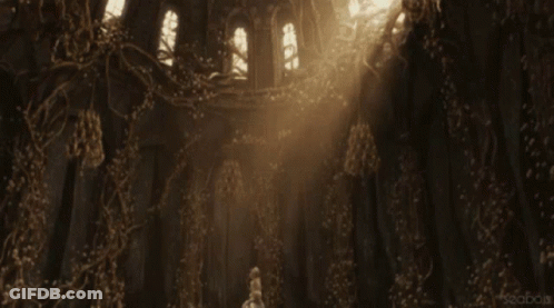 A Picture Of A Forest With The Year 2018 On The Bottom Left GIF