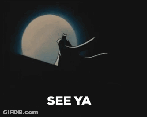 A Picture Of A Full Moon And The Words See Ya GIF
