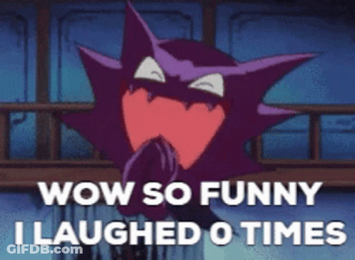 A Picture Of A Ghost With The Words Wow So Funny I Laughed O Times GIF