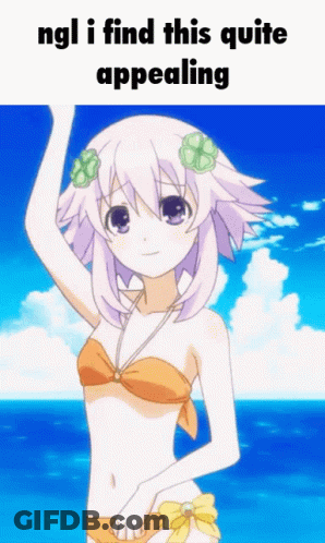 Girl In Bikini With NGL I Find This Appealing GIF