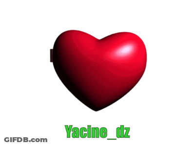 A Picture Of A Girl In A Heart Shaped Frame With Yacine_dz Written On The Bottom GIF