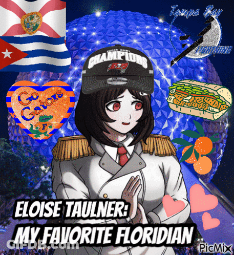 A Picture Of A Girl Wearing A Tampa Bay Buccaneers Hat GIF