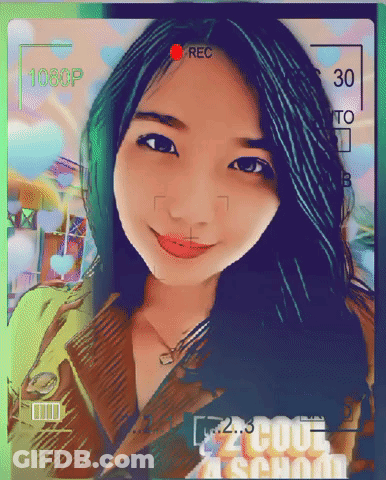 A Picture Of A Girl With 1080P Written On The Top GIF