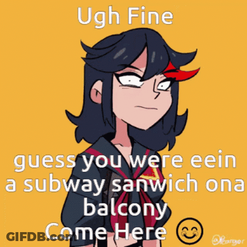 A Picture Of A Girl With A Caption That Says Ugh Fine GIF