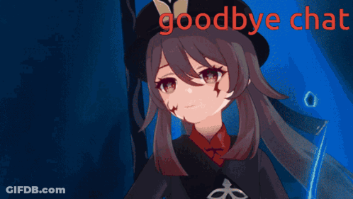 A Picture Of A Girl With Blood On Her Face And The Words Goodbye Chat GIF