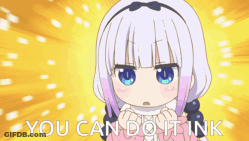 A Picture Of A Girl With Blue Eyes And The Words You Can Do It Ink GIF