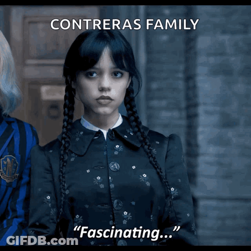 A Picture Of A Girl With Braids And The Words " Fascinating " On The Bottom GIF
