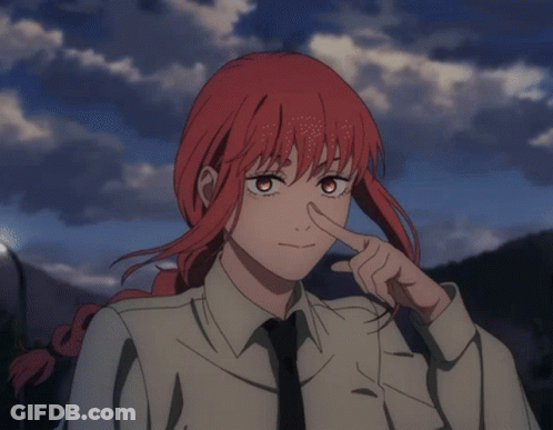 A Picture Of A Girl With Red Hair And The Words " I 'Ve Got A Particularly Good Sense Of Smell " GIF