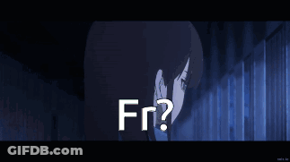 A Picture Of A Girl With The Letters Fr Behind Her GIF