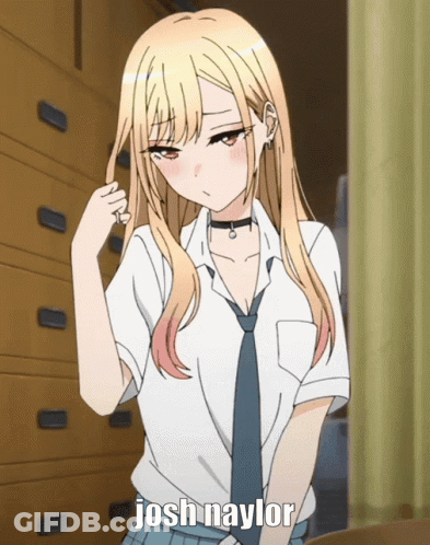 A Picture Of A Girl With The Name Josh Naylor On It GIF