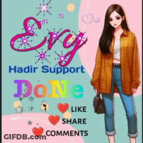 A Picture Of A Girl With The Words Having Support Done GIF
