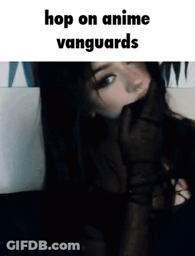 Girl With Words Hop On Anime Vanguards GIF