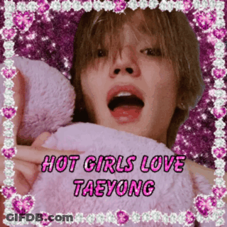 Girl With Words Hot Girls Love Taeyong GIF
