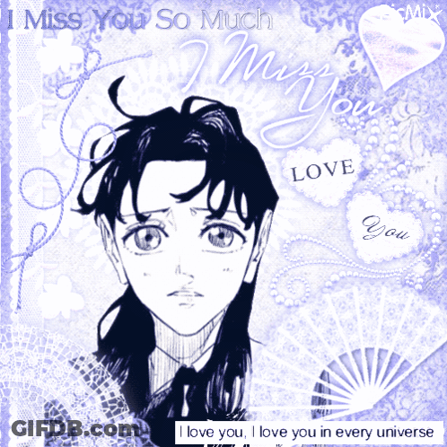 A Picture Of A Girl With The Words I Miss You So Much On It GIF