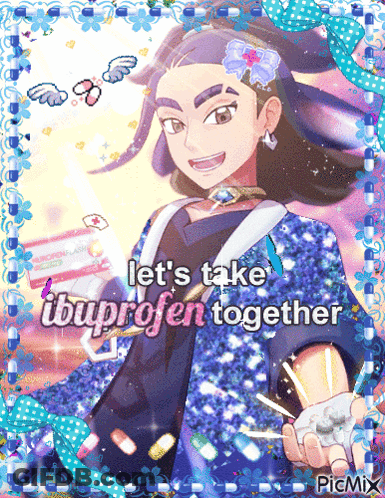 Girl Saying Lets Take Ibuprofen Together GIF