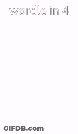 A Picture Of A Girl With The Words Wordle In 4 GIF