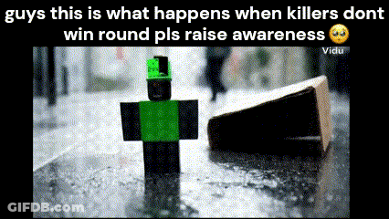Green Roblox Character When Killers Don't Win GIF