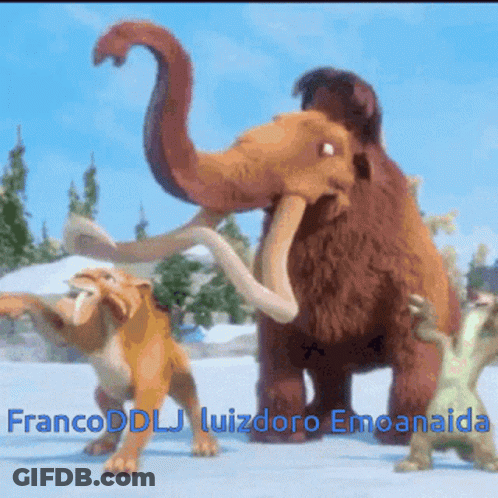 A Picture Of A Group Of Animals With The Name Francoddllj Luizdoro Emoanaida GIF