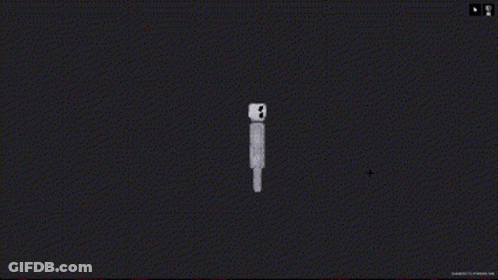 A Picture Of A Gun With The Words Me When I See A Ghost GIF