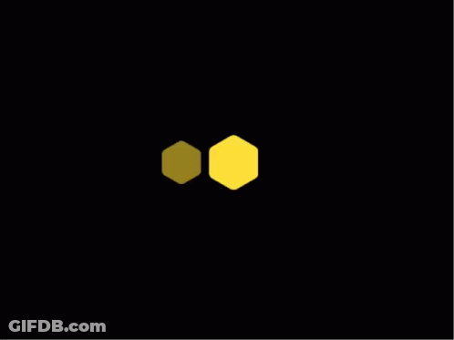 A Picture Of A Honeycomb With A Black Background GIF
