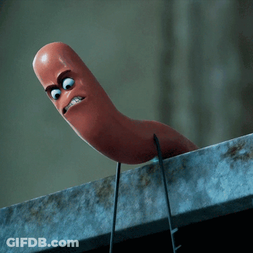 A Picture Of A Hot Dog With The Words I Got You GIF
