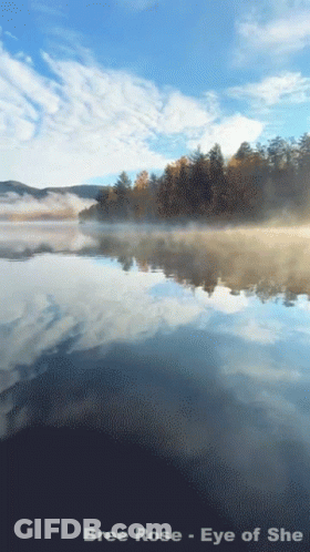 A Picture Of A Lake Taken By Bree Rose Eye Of She GIF