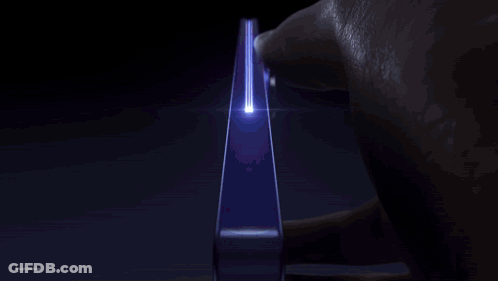 A Picture Of A Light Coming Out Of A Hole In The Ground GIF