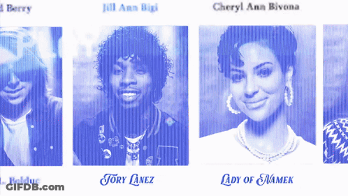 A Picture Of A Man And A Woman With The Name Tory Lanez GIF