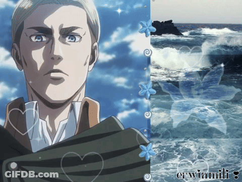 A Picture Of A Man And The Words Erwinmili On The Bottom Right GIF