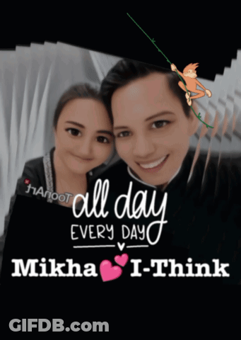 A Picture Of A Man And Woman With The Words All Day Every Day GIF