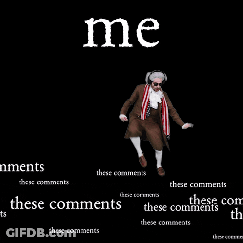 A Picture Of A Man In A Costume With The Words Me These Comments These Comments These Comments These Comments These Comm GIF